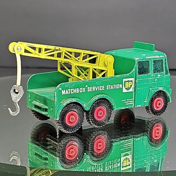 Matchbox '60s K-12-A2 King Size Heavy Wrecker Tow Truck Vintage Diecast No 12 UK - Picture 2 of 9